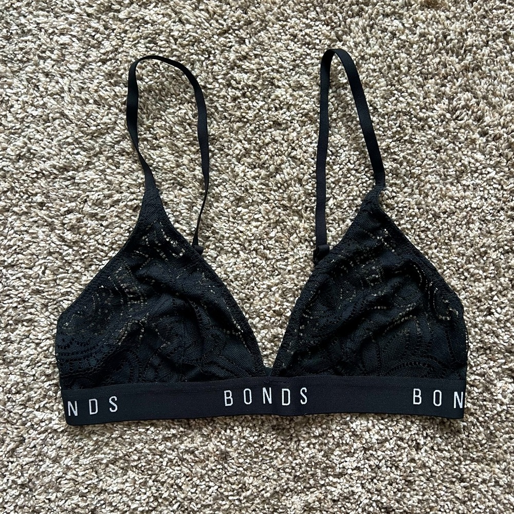 Bonds Lacy Black Bralette